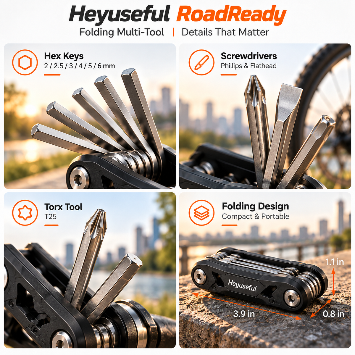 Heyuseful RoadReady Folding Multi-Tool