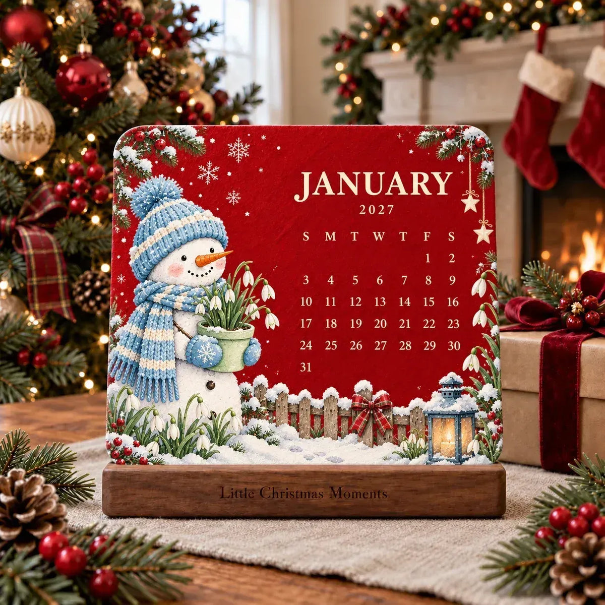 🎄🌱 Christmas Special Edition - Eco-Friendly Plantable “Timeless” Seed Calendar 2027🌸🌿