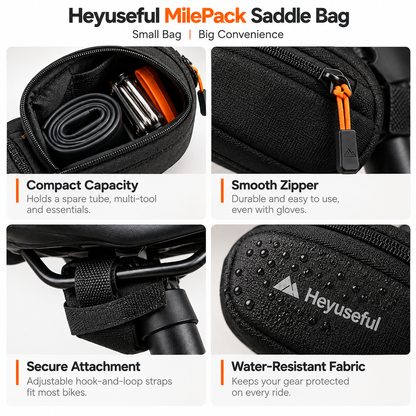 Heyuseful MilePack Saddle Bag