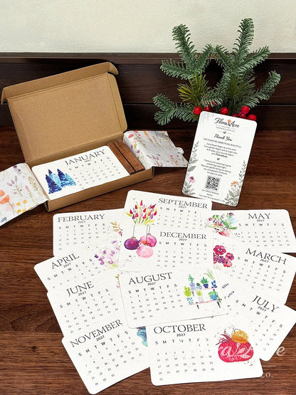 ✨Early Holiday Sale 80% OFF🌱Eco-Friendly Plantable “Timeless” Seed Calendar 2027