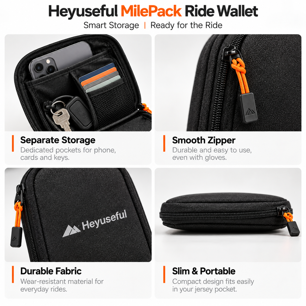 Heyuseful MilePack Ride Wallet