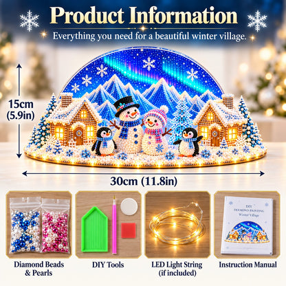 ❄️ DIY Winter Wonderland with Rhinestones & Pearl-Like Accents