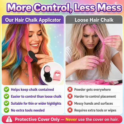 🔥Last Day 20% OFF🌈12-Color Temporary Hair Chalk Applicator Set