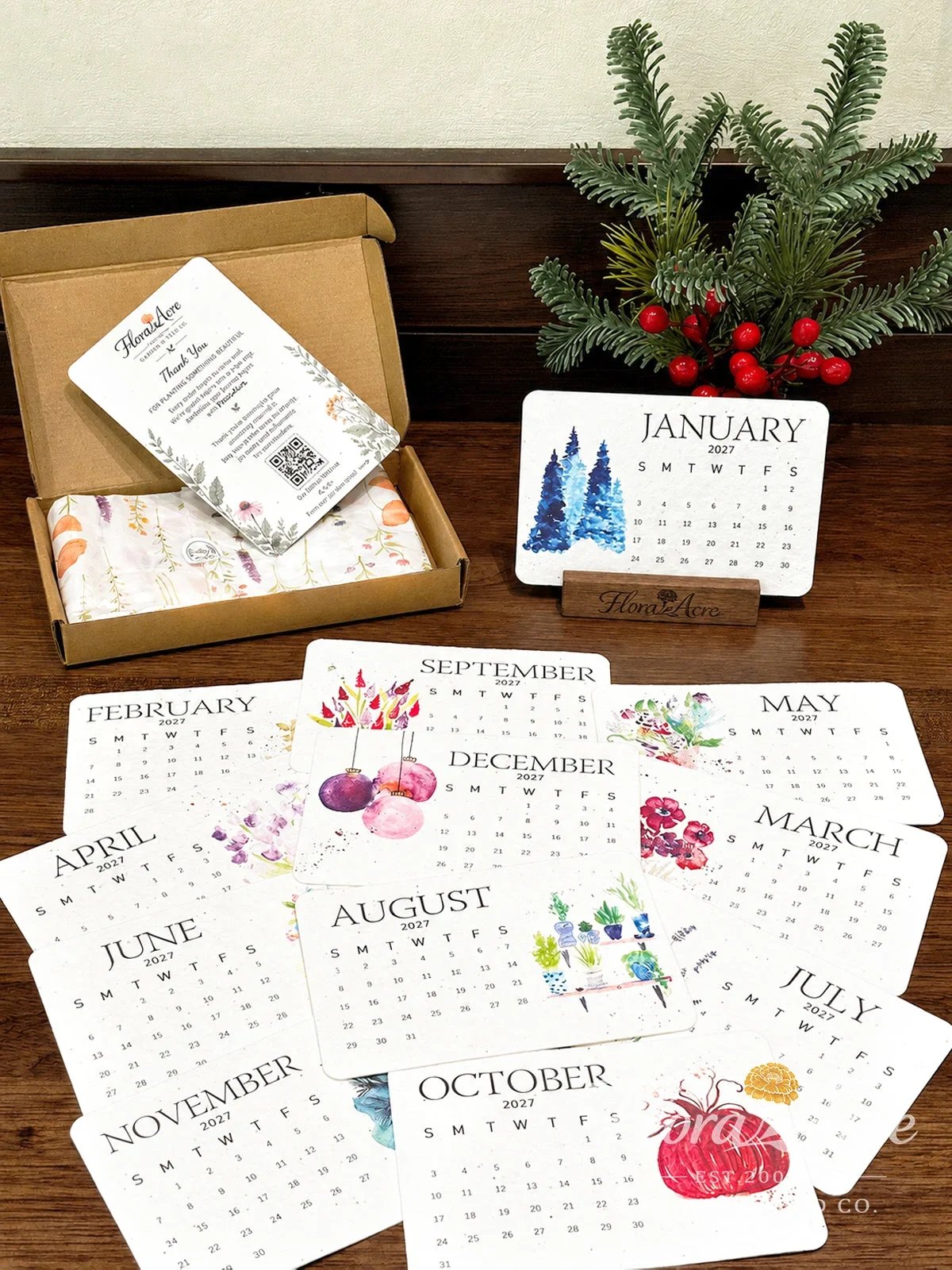 ✨Early Holiday Sale 80% OFF🌱Eco-Friendly Plantable “Timeless” Seed Calendar 2027