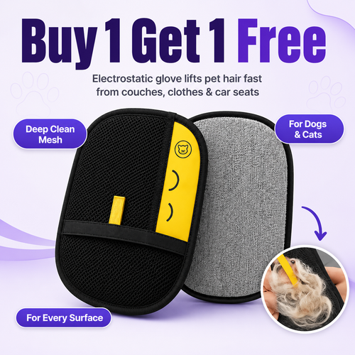 🐾Last Day 80% OFF🐶🐱Pet Grooming Gloves - Buy 1 Get 1 Free