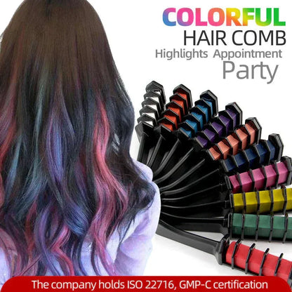 🎁Limited Time Discount🔥Temporary Hair Dye Chalk Comb- Cruelty Free