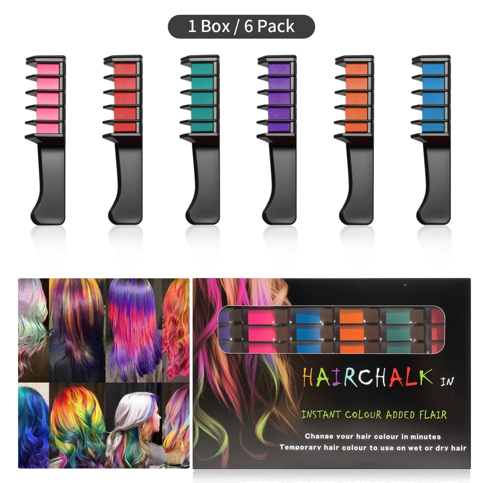 6 color set